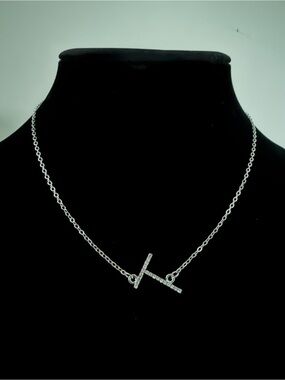 Paparazzi Initial T White Necklace